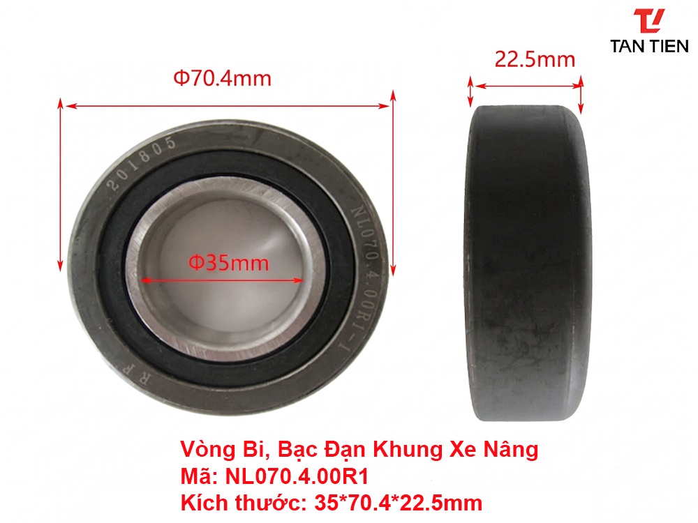 Vòng Bi Xe Nâng HELI NL070.4.00R1